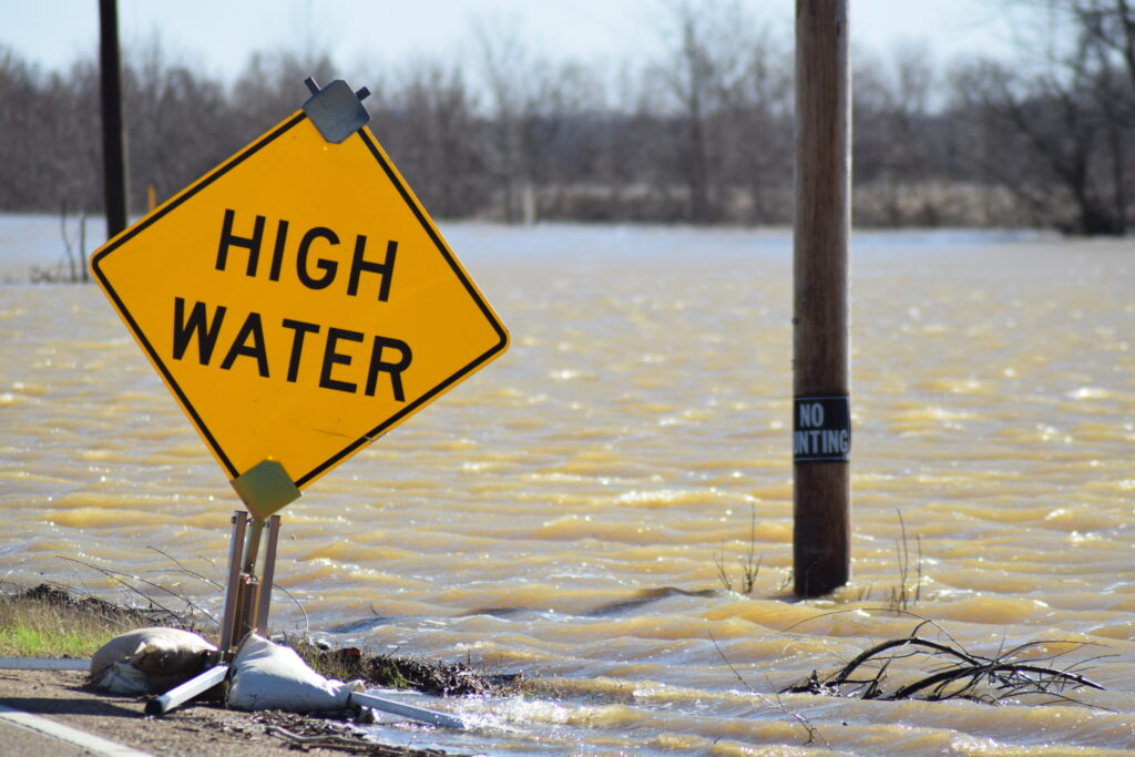 Mississippi River storm surge and high water conditions